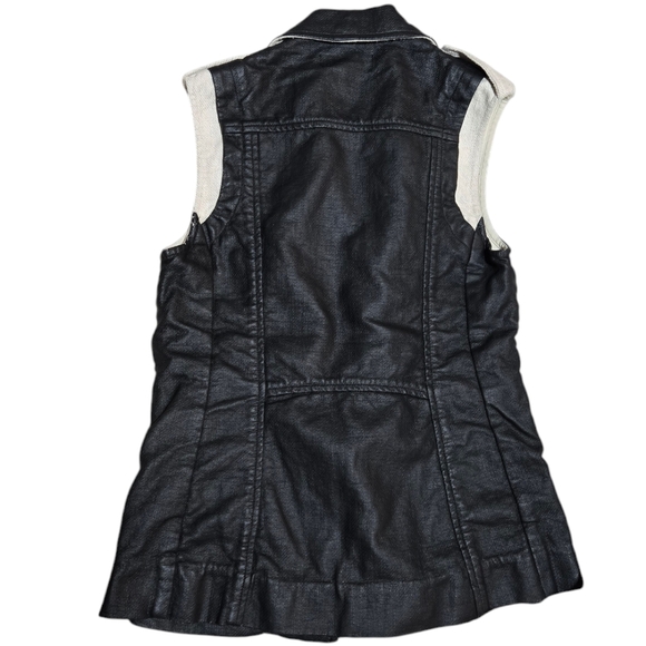 NWOT Laveer Size XS Vest All Natural Vicose, Linen, and Cotton. - Picture 2 of 9